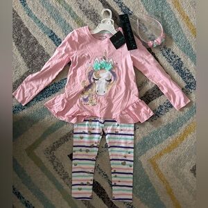 Cynthia Rowley 3 piece outfit size 5/6 unicorn